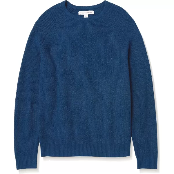 Amazon Essentials Mens LongSleeve Soft Touch Crewneck SweaterDark Blue