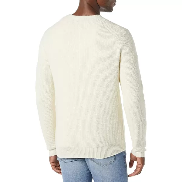 Amazon Essentials Mens LongSleeve Soft Touch Crewneck SweaterIvory