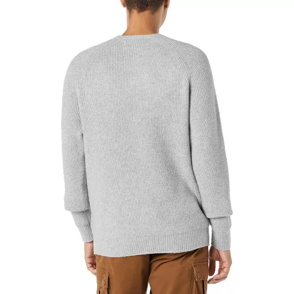 Amazon Essentials Mens LongSleeve Soft Touch Crewneck SweaterMedium Grey Heather