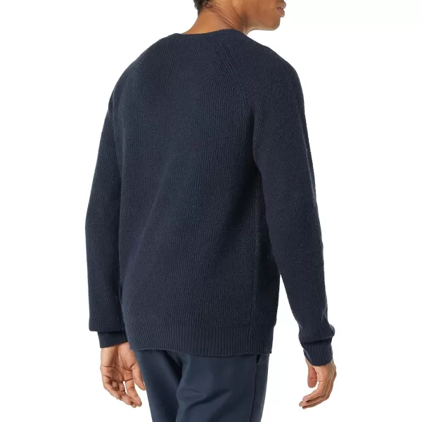 Amazon Essentials Mens LongSleeve Soft Touch Crewneck SweaterNavy