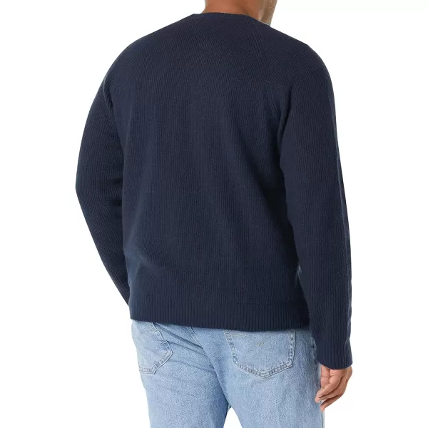 Amazon Essentials Mens LongSleeve Soft Touch Crewneck SweaterNavy