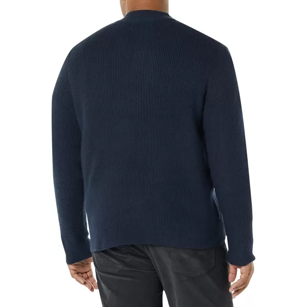 Amazon Essentials Mens LongSleeve Soft Touch Henley SweaterNavy