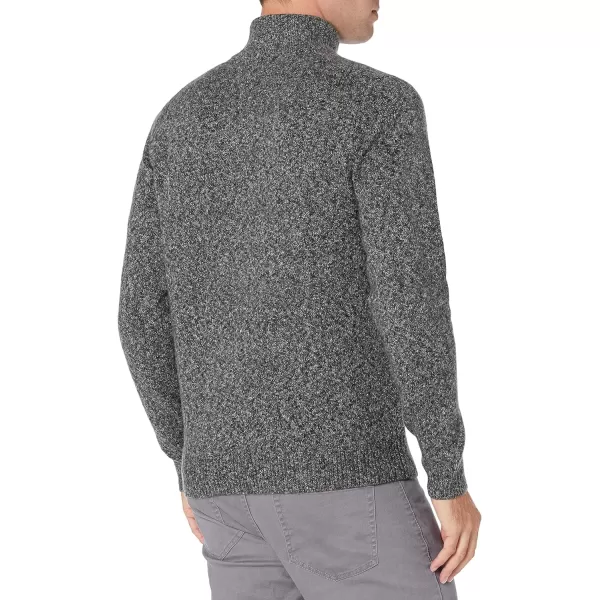 Amazon Essentials Mens LongSleeve Soft Touch QuarterZip SweaterCharcoal Marl