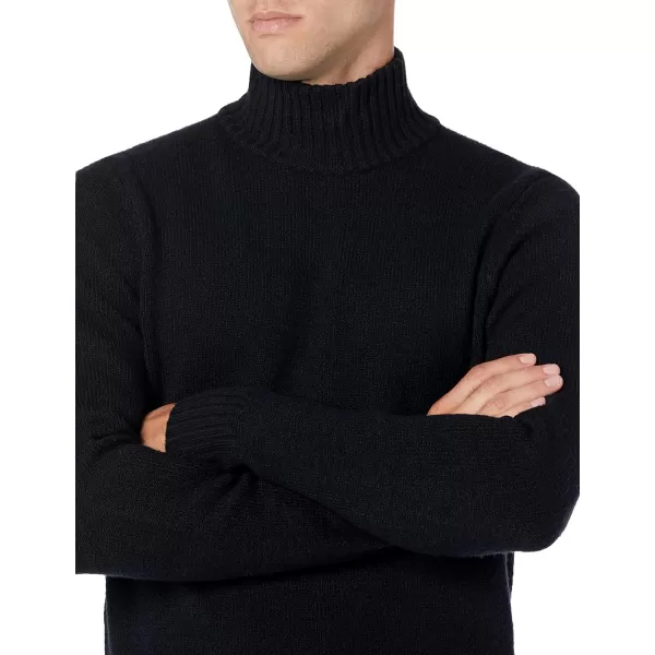 Amazon Essentials Mens LongSleeve Soft Touch Turtleneck SweaterBlack