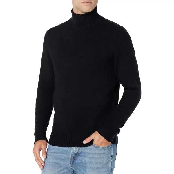 Amazon Essentials Mens LongSleeve Soft Touch Turtleneck SweaterBlack