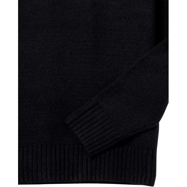 Amazon Essentials Mens LongSleeve Soft Touch Turtleneck SweaterBlack