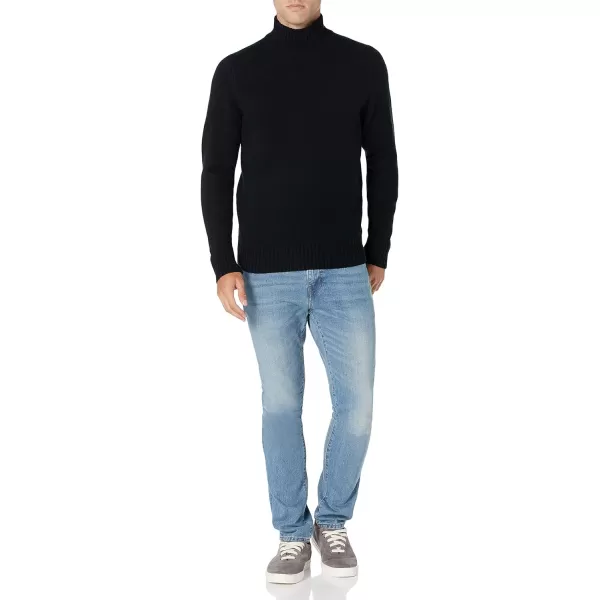 Amazon Essentials Mens LongSleeve Soft Touch Turtleneck SweaterBlack