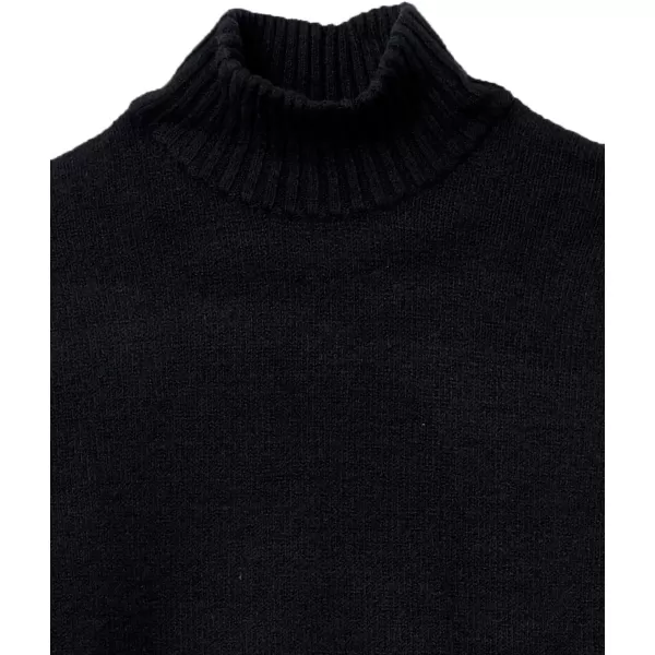 Amazon Essentials Mens LongSleeve Soft Touch Turtleneck SweaterBlack