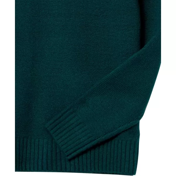 Amazon Essentials Mens LongSleeve Soft Touch Turtleneck SweaterForest Green