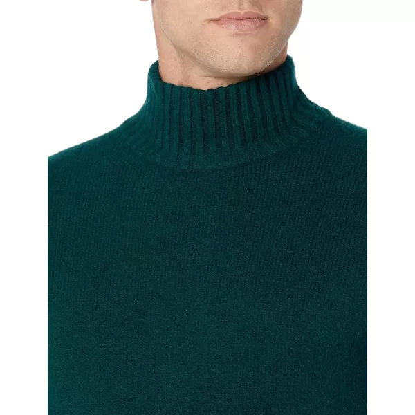 Amazon Essentials Mens LongSleeve Soft Touch Turtleneck SweaterForest Green