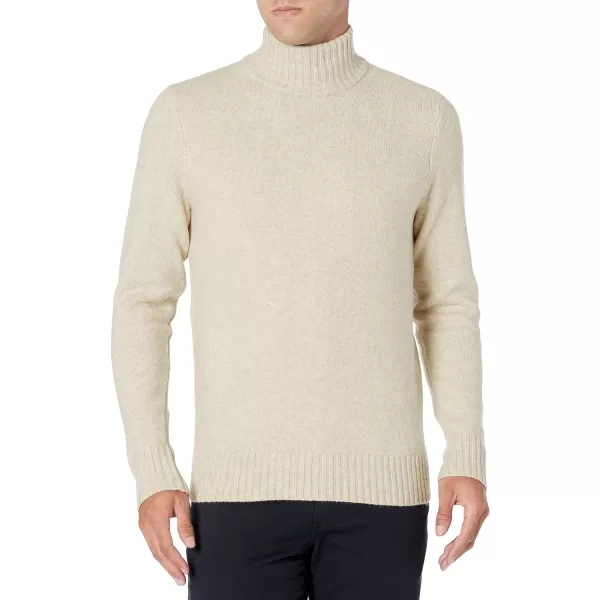 Amazon Essentials Mens LongSleeve Soft Touch Turtleneck SweaterOffwhite