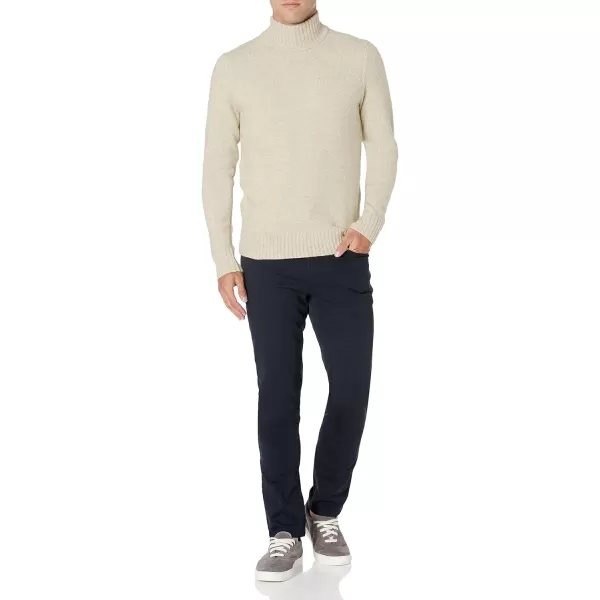 Amazon Essentials Mens LongSleeve Soft Touch Turtleneck SweaterOffwhite