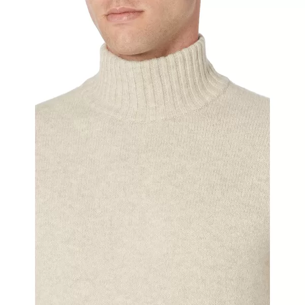 Amazon Essentials Mens LongSleeve Soft Touch Turtleneck SweaterOffwhite