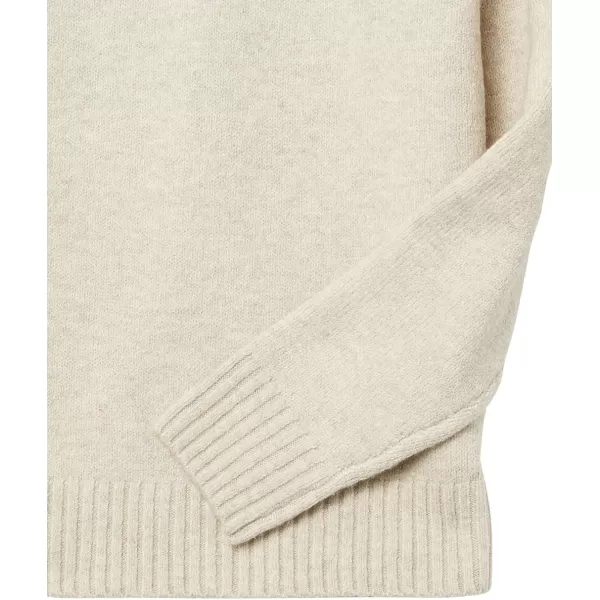 Amazon Essentials Mens LongSleeve Soft Touch Turtleneck SweaterOffwhite