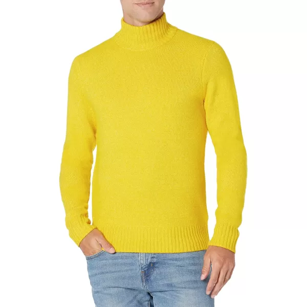 Amazon Essentials Mens LongSleeve Soft Touch Turtleneck SweaterYellow