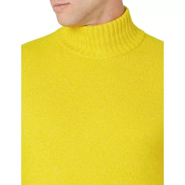 Amazon Essentials Mens LongSleeve Soft Touch Turtleneck SweaterYellow