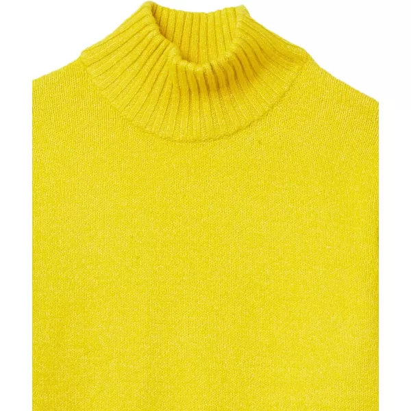 Amazon Essentials Mens LongSleeve Soft Touch Turtleneck SweaterYellow