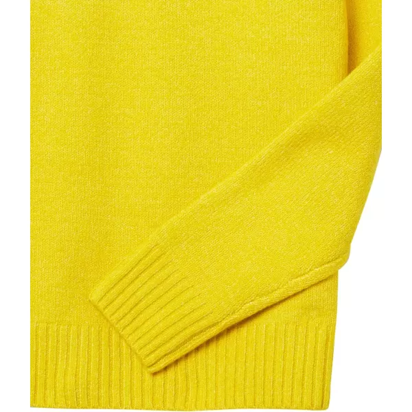 Amazon Essentials Mens LongSleeve Soft Touch Turtleneck SweaterYellow