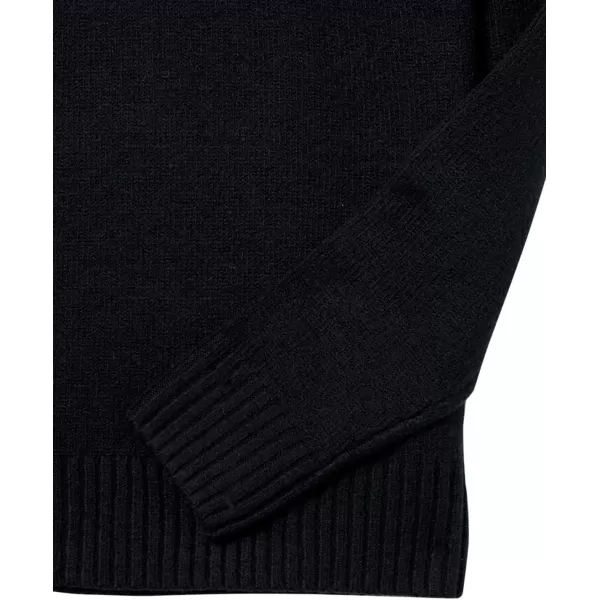 Amazon Essentials Mens LongSleeve Soft Touch VNeck SweaterBlack