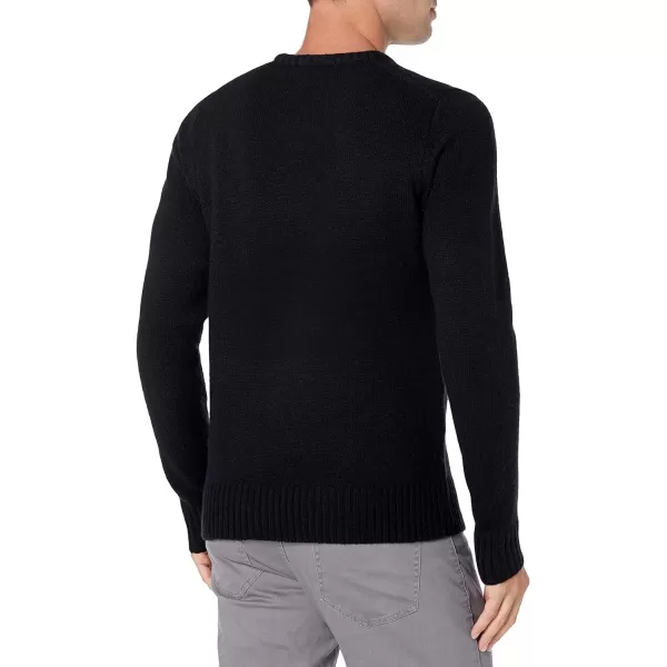 Amazon Essentials Mens LongSleeve Soft Touch VNeck SweaterBlack