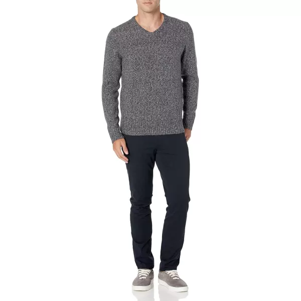 Amazon Essentials Mens LongSleeve Soft Touch VNeck SweaterCharcoal Marl