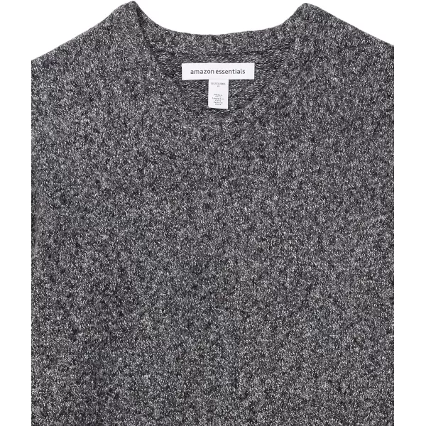 Amazon Essentials Mens LongSleeve Soft Touch VNeck SweaterCharcoal Marl