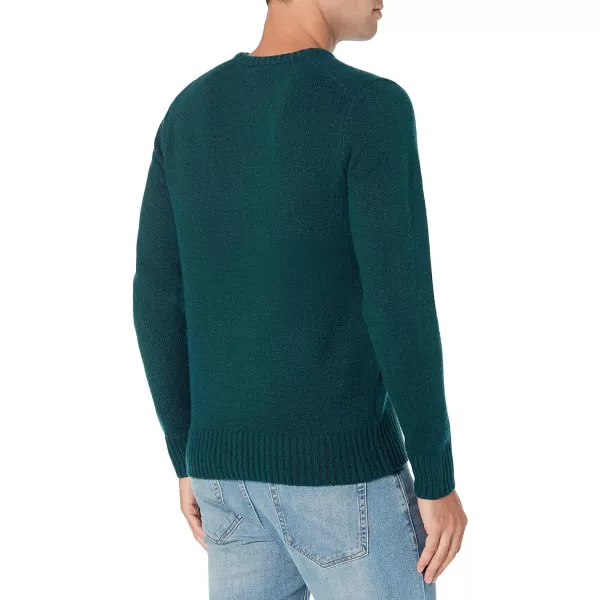 Amazon Essentials Mens LongSleeve Soft Touch VNeck SweaterForest Green