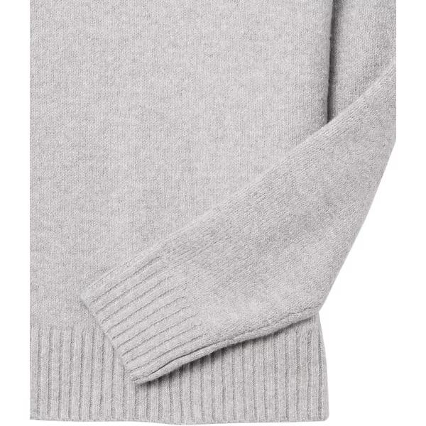 Amazon Essentials Mens LongSleeve Soft Touch VNeck SweaterLight Grey