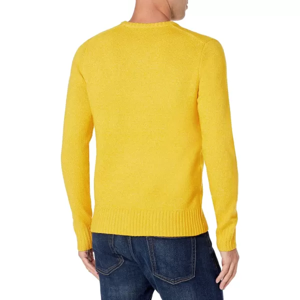 Amazon Essentials Mens LongSleeve Soft Touch VNeck SweaterYellow