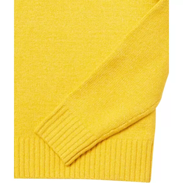 Amazon Essentials Mens LongSleeve Soft Touch VNeck SweaterYellow