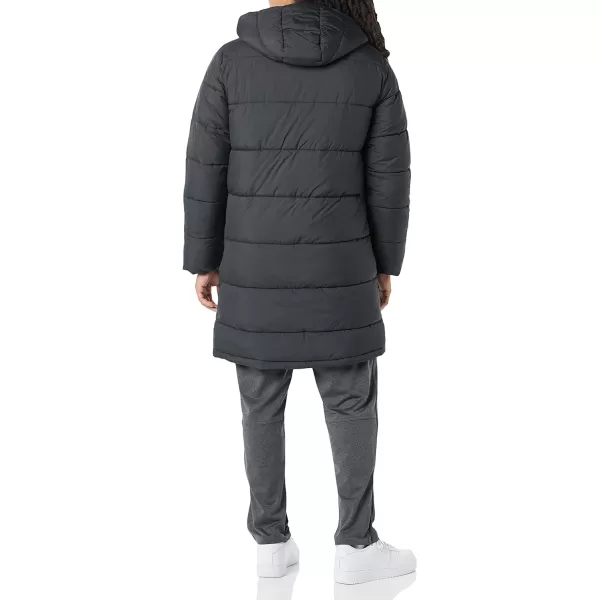 Amazon Essentials Mens LongerLength Heavyweight Hooded Puffer JacketDark Grey