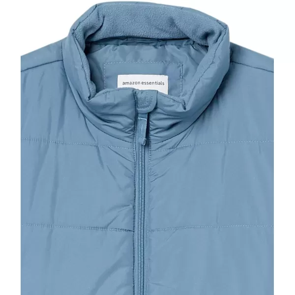 Amazon Essentials Mens Midweight Puffer VestLight Blue