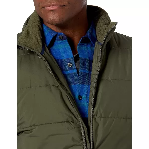 Amazon Essentials Mens Midweight Puffer VestOlive