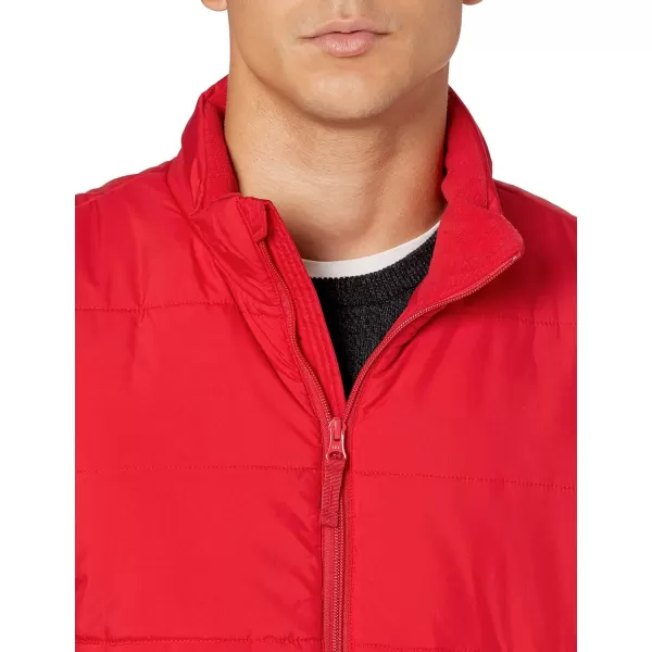 Amazon Essentials Mens Midweight Puffer VestRed