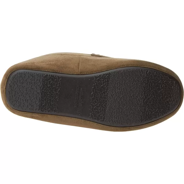 Amazon Essentials Mens Moccasin SlipperPolyester Dark Olive