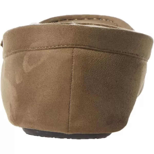 Amazon Essentials Mens Moccasin SlipperPolyester Dark Olive