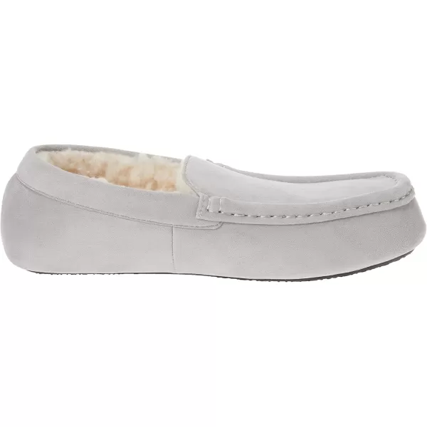 Amazon Essentials Mens Moccasin SlipperPolyester Grey