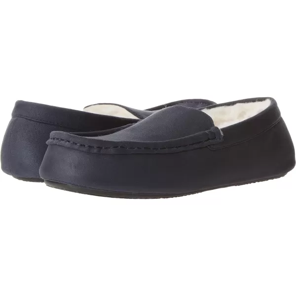 Amazon Essentials Mens Moccasin SlipperPolyester Navy