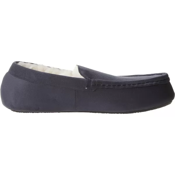 Amazon Essentials Mens Moccasin SlipperPolyester Navy