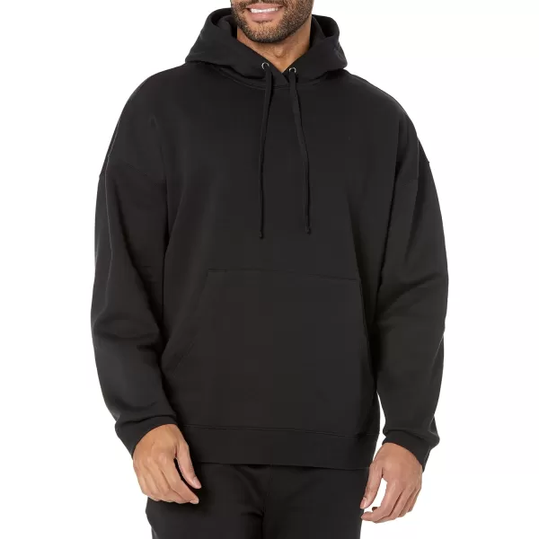 Amazon Essentials Mens OversizedFit Hoodie Available in Big amp TallBlack