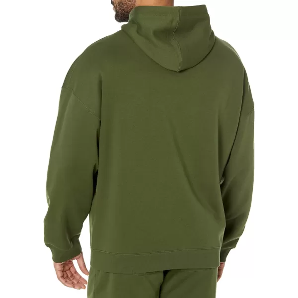 Amazon Essentials Mens OversizedFit Hoodie Available in Big amp TallDark Olive