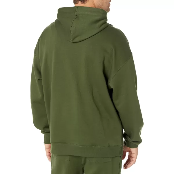 Amazon Essentials Mens OversizedFit Hoodie Available in Big amp TallDark Olive