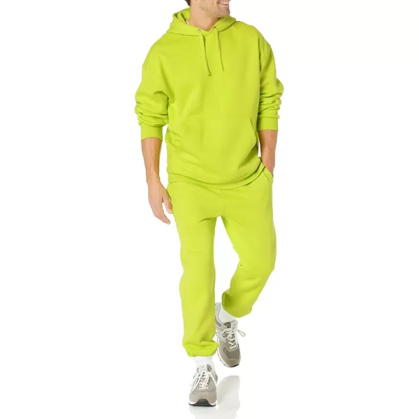 Amazon Essentials Mens OversizedFit Hoodie Available in Big amp TallLime Green