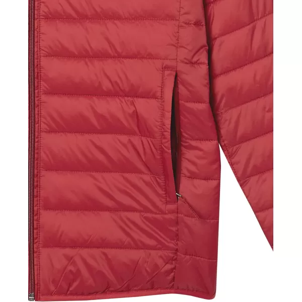 Amazon Essentials Mens Packable Lightweight WaterResistant Puffer Jacket Available in Big amp TallBrick Red