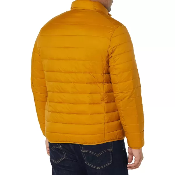 Amazon Essentials Mens Packable Lightweight WaterResistant Puffer Jacket Available in Big amp TallCaramel