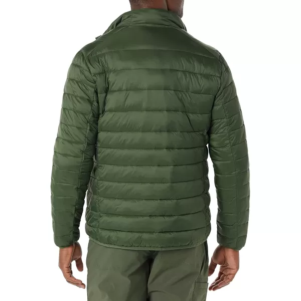 Amazon Essentials Mens Packable Lightweight WaterResistant Puffer Jacket Available in Big amp TallDark Green