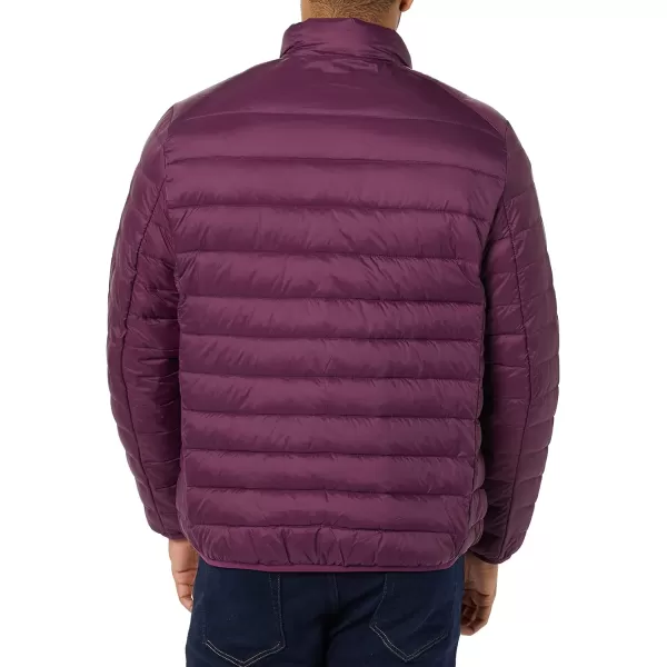 Amazon Essentials Mens Packable Lightweight WaterResistant Puffer Jacket Available in Big amp TallDark Purple