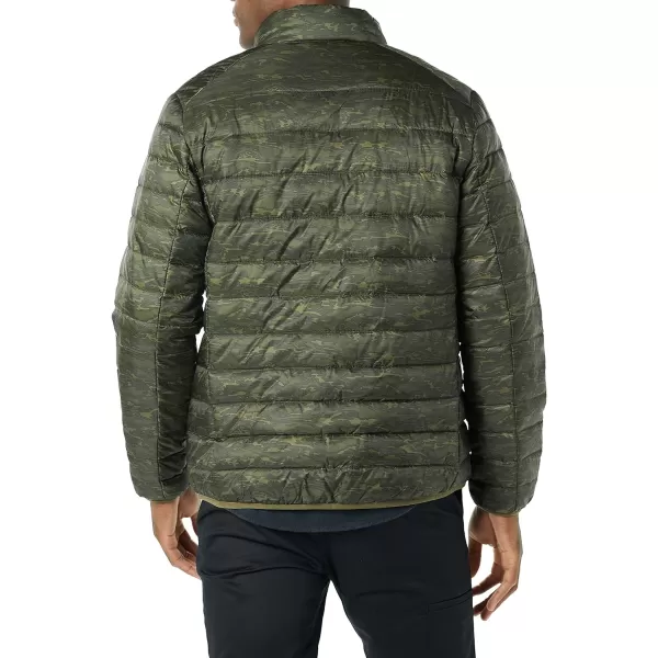 Amazon Essentials Mens Packable Lightweight WaterResistant Puffer Jacket Available in Big amp TallGreen Camo