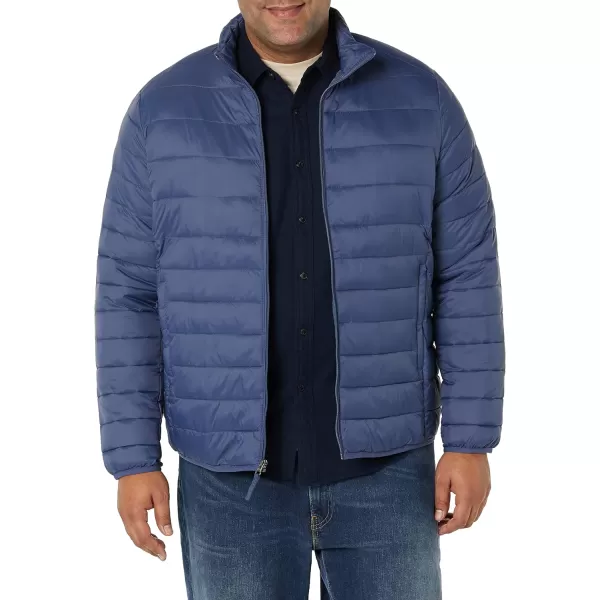 Amazon Essentials Mens Packable Lightweight WaterResistant Puffer Jacket Available in Big amp TallIndigo