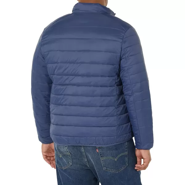 Amazon Essentials Mens Packable Lightweight WaterResistant Puffer Jacket Available in Big amp TallIndigo